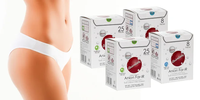 Hygienické antibakteriálne aniónové vložky