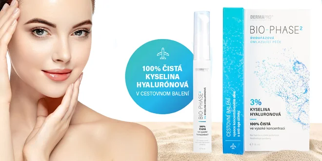 CESTOVNÉ BALENIE: Jedinečná kyselina hyalurónová v najvyššej 3 % koncentrácii, 15 ml