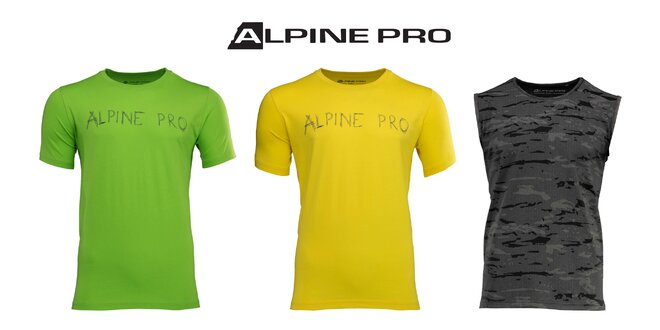 Pánske tričká Alpine Pro RYKER alebo tielko Alpine Pro ROD
