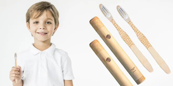 Štýlové ekologické kefky zo 100 % Moso bambusu