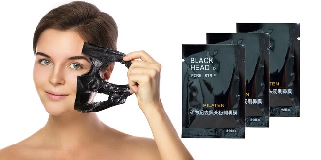 Kórejska čierna pleťová maska Pilaten