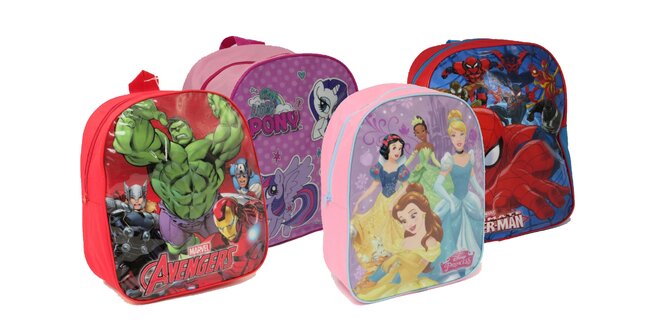 Detské väčšie batôžky s animovanými hrdinami!