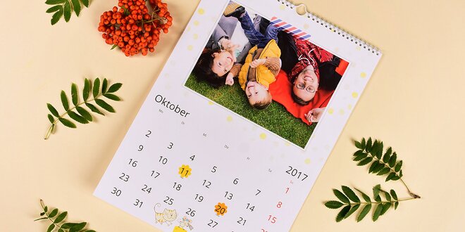 Personalizované nástenné kalendáre od Colorland