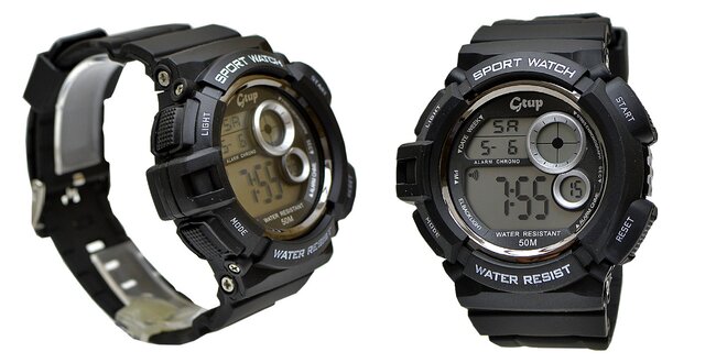 Outdoorové hodinky Gtup 1070 s odolným ABS puzdrom a vodotesnosťou 5ATM