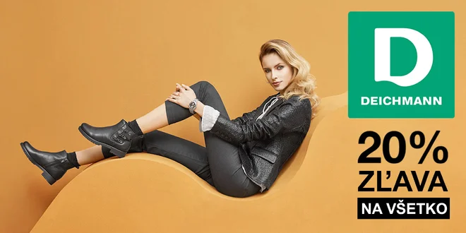 Topánok nie je nikdy dosť: 20 % zľava na všetko z online obchodu Deichmann