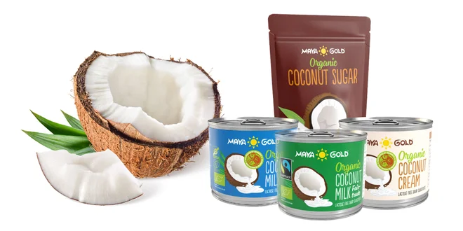 BIO fair trade vegan produkty z kokosu