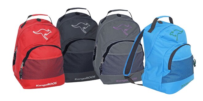 Atraktívne batohy značky KangaROOS v 5 farbách