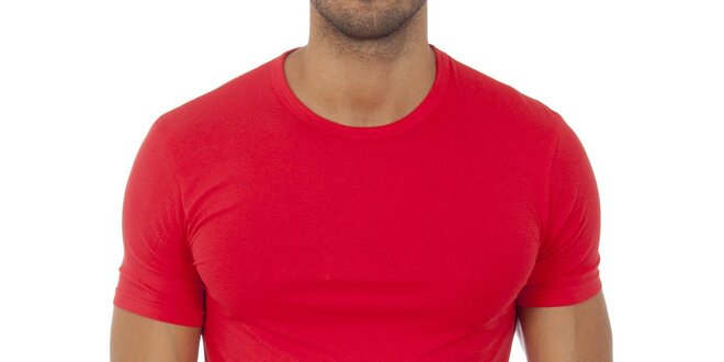 Pánske červené podvliekacie tričko Bikkembergs