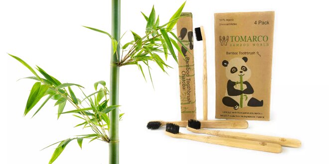 100 % EKO bambusové kefky