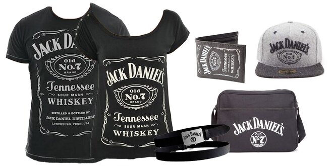Tričká a módne doplnky s logom Jack Daniel's!