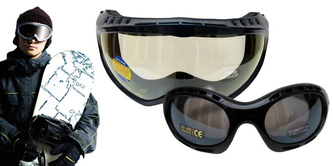 Okuliare na bežky a lyžiarske okuliare Cortini