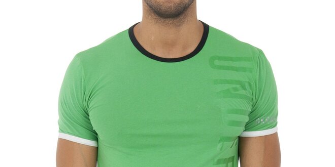 Pánske svetlo zelené podvliekacie tričko Bikkembergs