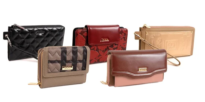 Elegantné dámske peňaženky Doca v 7 dizajnoch