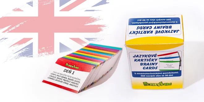 Netradičné jazykové kartičky BrainyLand