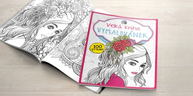 Vymaľujte sa zo stresu-Veľká kniha maľovaniek