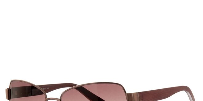 Dámske hnedo-ružové slnečné okuliare Calvin Klein
