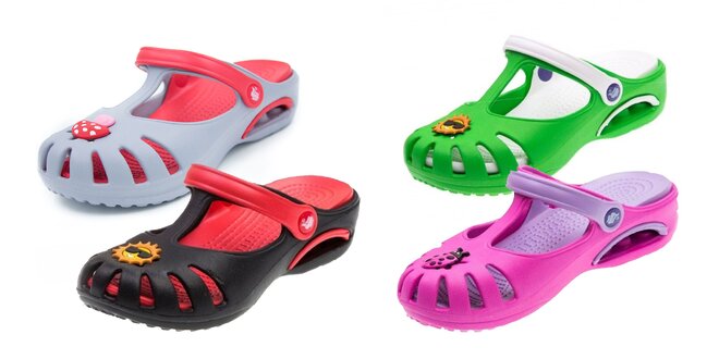 Detské papuče Clogs v rôznych farbách