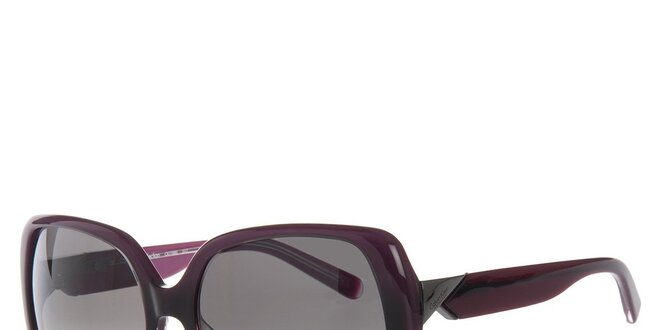 Dámske tmavo fialové slnečné okuliare Calvin Klein