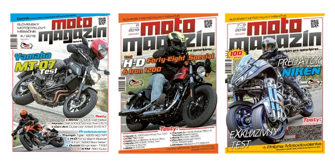 Ročné predplatné motorkárskeho mesačníka Motomagazín