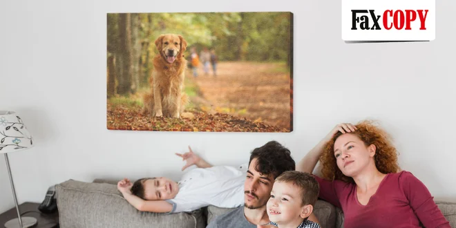 Štýlový obraz na plátne z vlastnej fotografie vo fotografickej kvalite od FaxCOPY