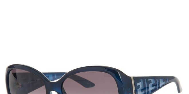 Dámske modré slnečné retro okuliare Fendi