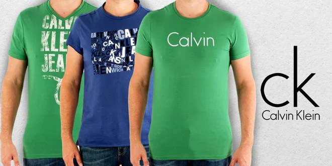 Pánske tričká Calvin Klein s krátkym rukávom