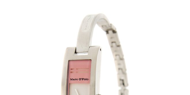 Dámske náramkové hodinky Marc O´Polo s ružovými detailami