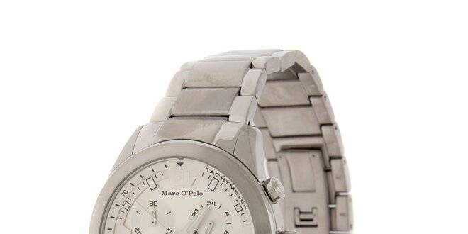 Pánske náramkové hodinky Marc O´Polo s chronografom a tachymetrom