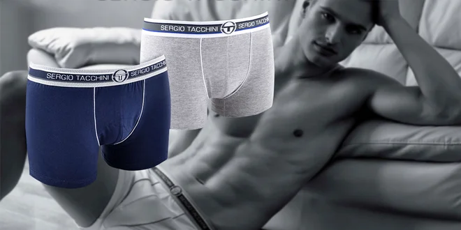 Značkové pánske boxerky Sergio Tacchini