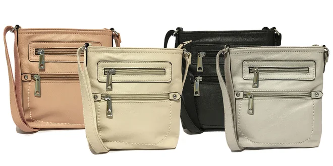Dámske crossbody kabelky v piatich farbách
