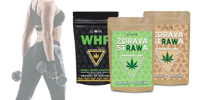 Chutné a zdravé raňajkové mixy či proteín s konopím