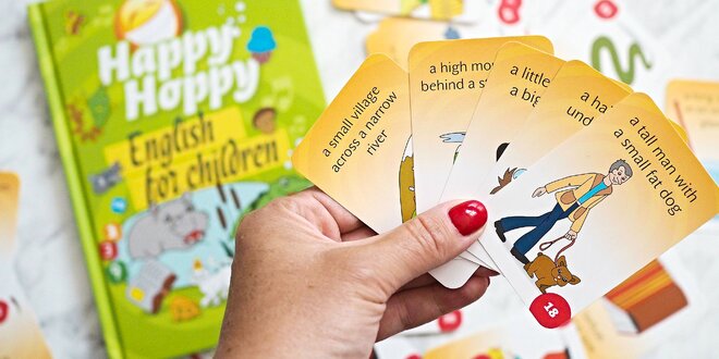 Angličtina pre deti: kniha, CD a obrázkové karty