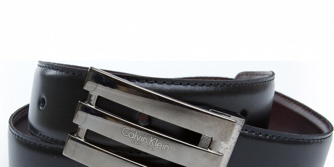 Pánsky obojstranný kožený opasok Calvin Klein