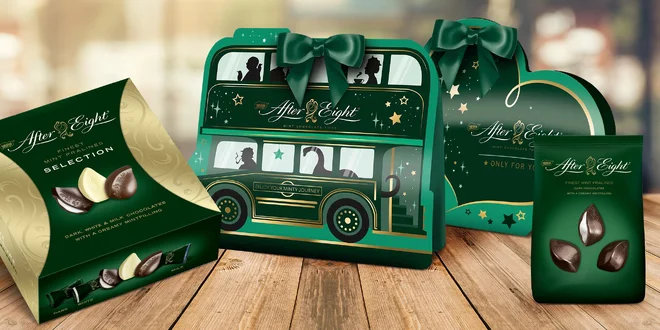 Pralinky After Eight v darčekových baleniach