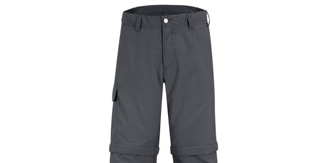 Pánske šedé nohavice Maier s odopínateľnými zipsami