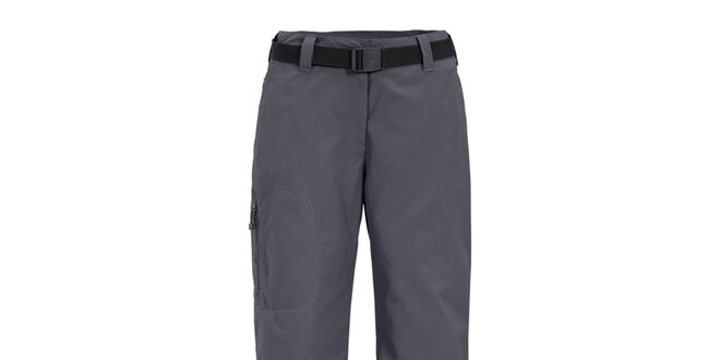 Dámske tmavo šedé funkčné nohavice Maier s odopínateľnými nohavicami