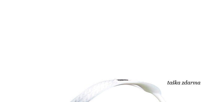 Dámske biele žabky Les Tropeziennes s taškou zdarma