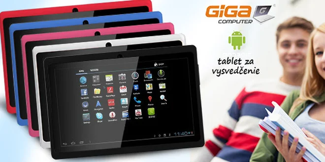 Tablety s ANDROIDOM 4.0 s puzdrom a klávesnicou