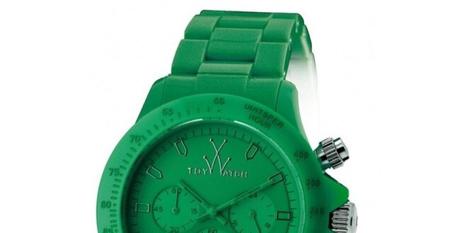 Zelené plastové hodinky Toy