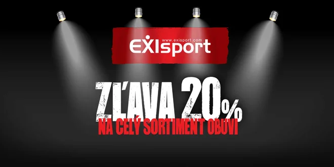 20 % Zľava na nákup obuvi v EXIsport
