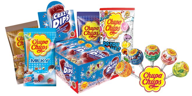 Chupa Chups: balíčky plné obľúbených lízaniek