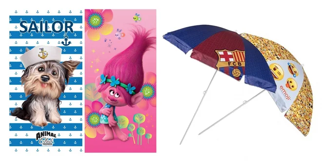 Rozprávkové osušky a slnečníky pre najmenších
