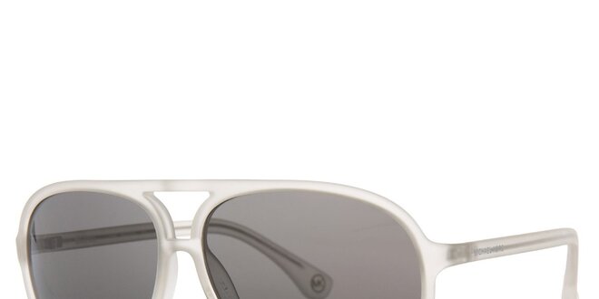 Pánske biele transparentné slnečné okuliare Michael Kors