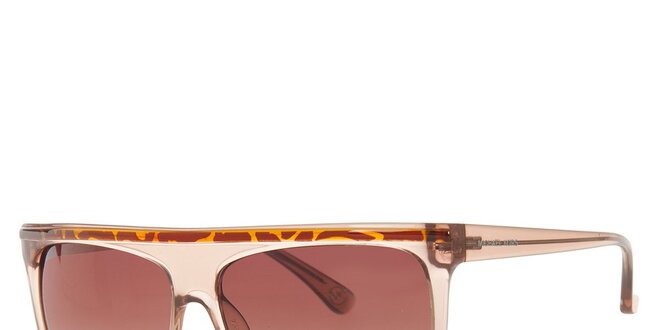 Pánske slnečné okuliare s rovným horným rámčekom Michael Kors