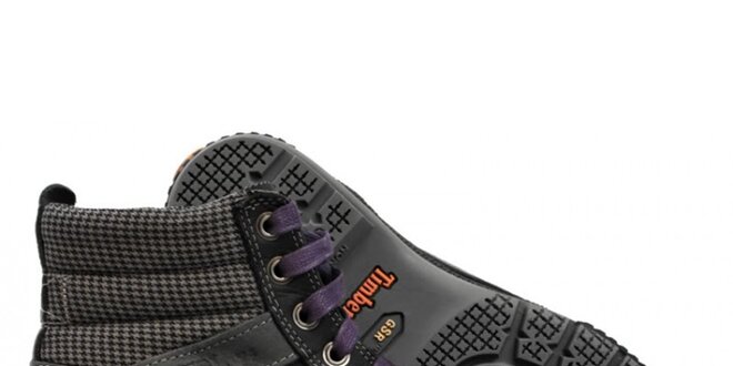 Pánske čiernošedé športové topánky Timberland