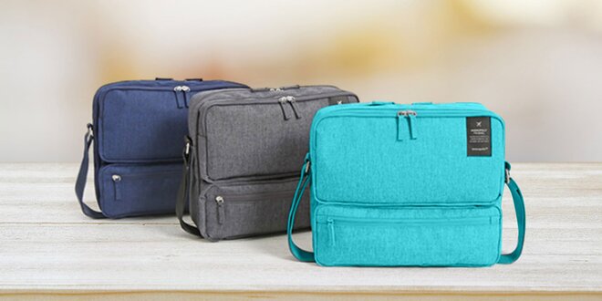 Praktická cestovná taška v troch farbách
