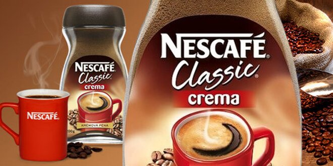 3 balenia Nescafé Crema 200g