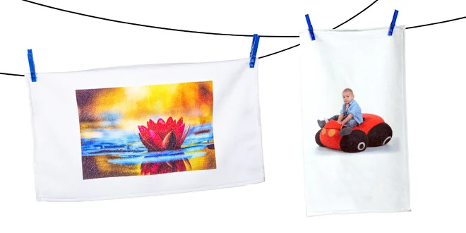 Uterák alebo osuška s vlastnou fotografiou
