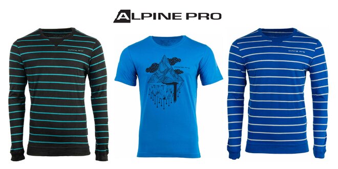 Univerzálne pánske tričká Alpine Pro