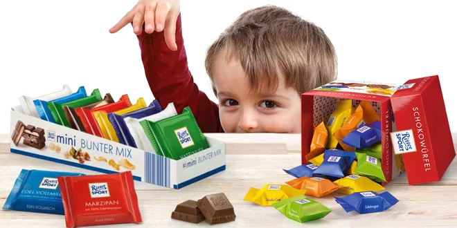 Sladká chvíľa: balíčky čokolád Ritter Sport